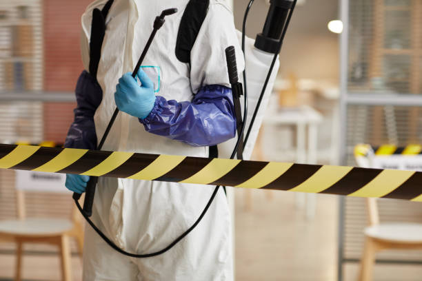 Professional Crime Scene Cleanup technician working in Oakville, CT